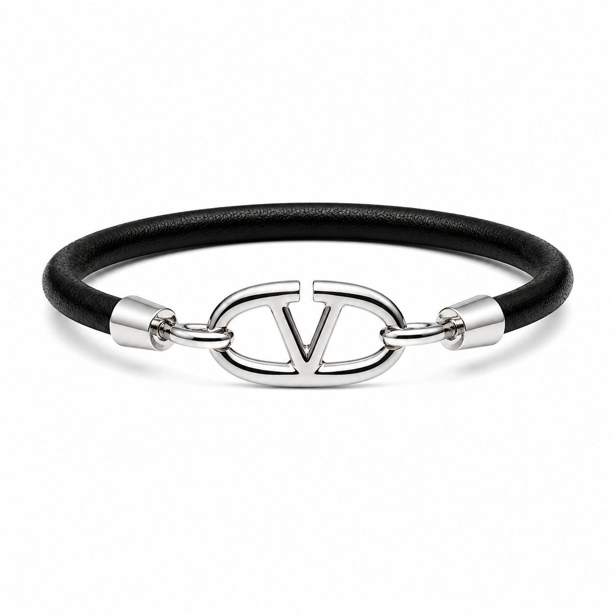 Valentino Vlogo Bracelet Leather