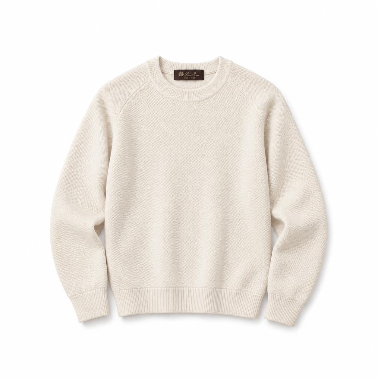 Loro Piana Knitted Sweater Light Cream